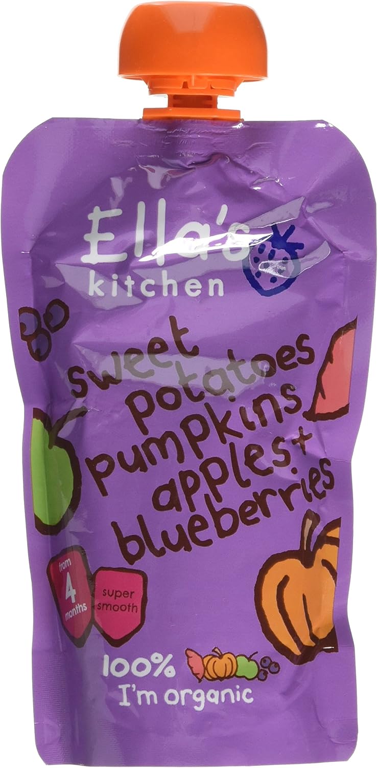 Ella's Kitchen Stage 1 First Tastes Pouches, Pack of 7