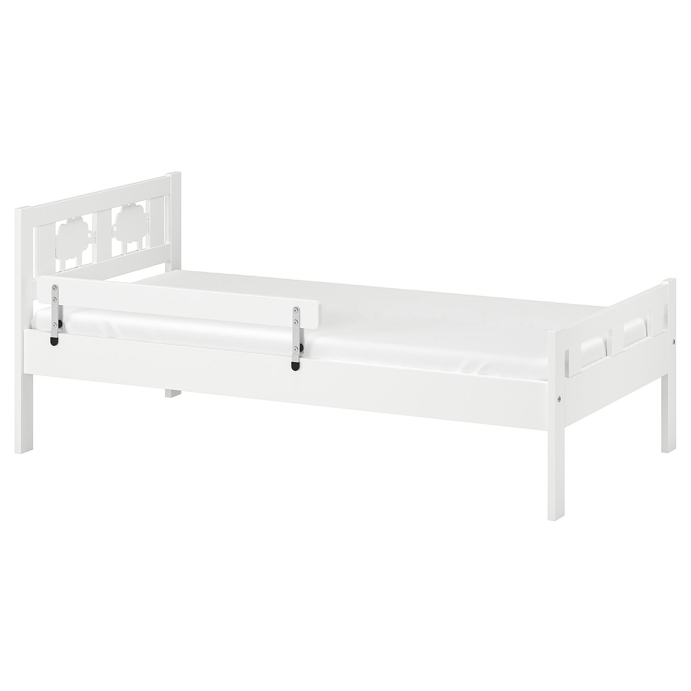 KRITTER Toddler Bed Frame with Guard Rail