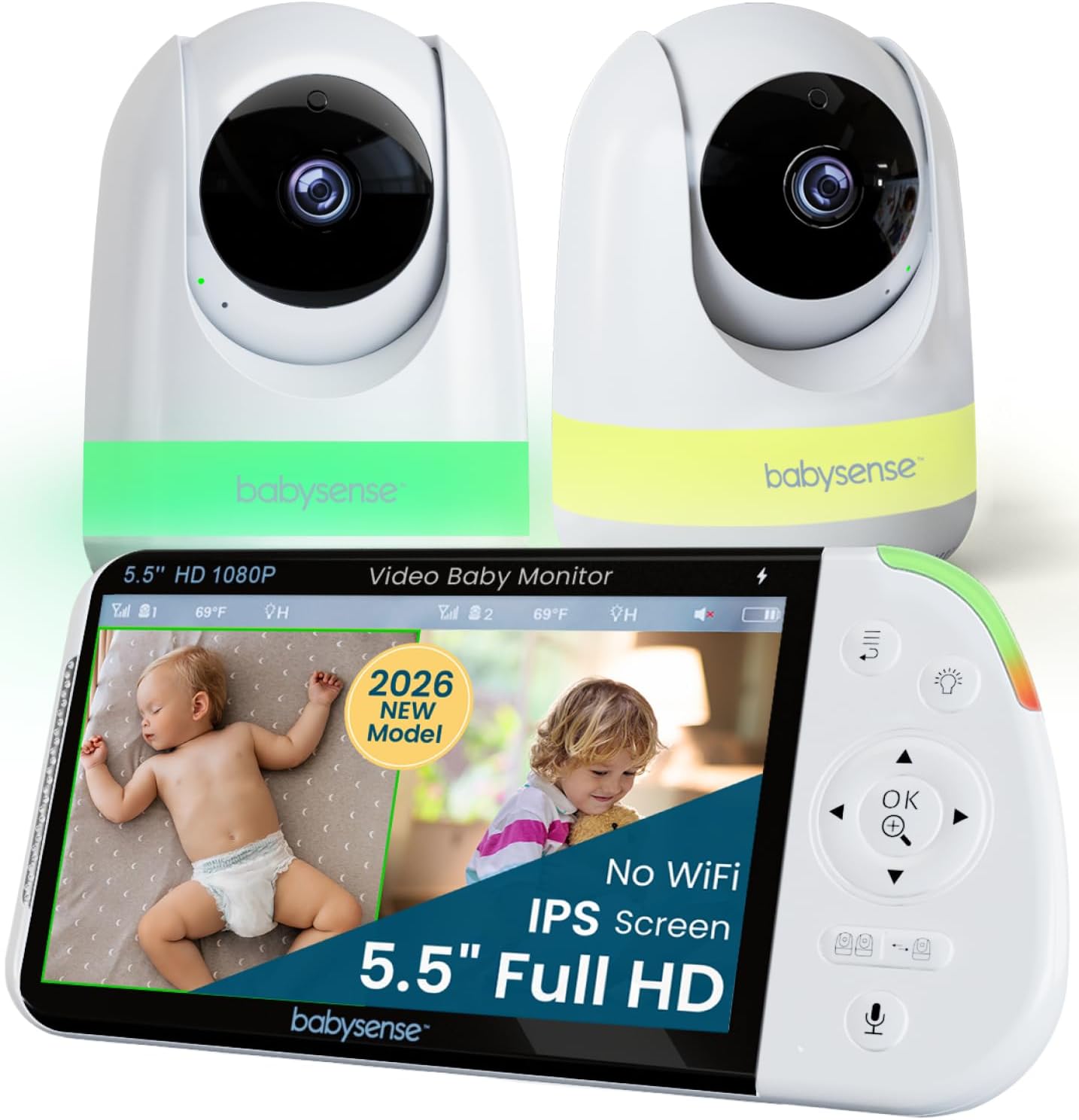 Nursery Ease 35 Video Baby Monitor