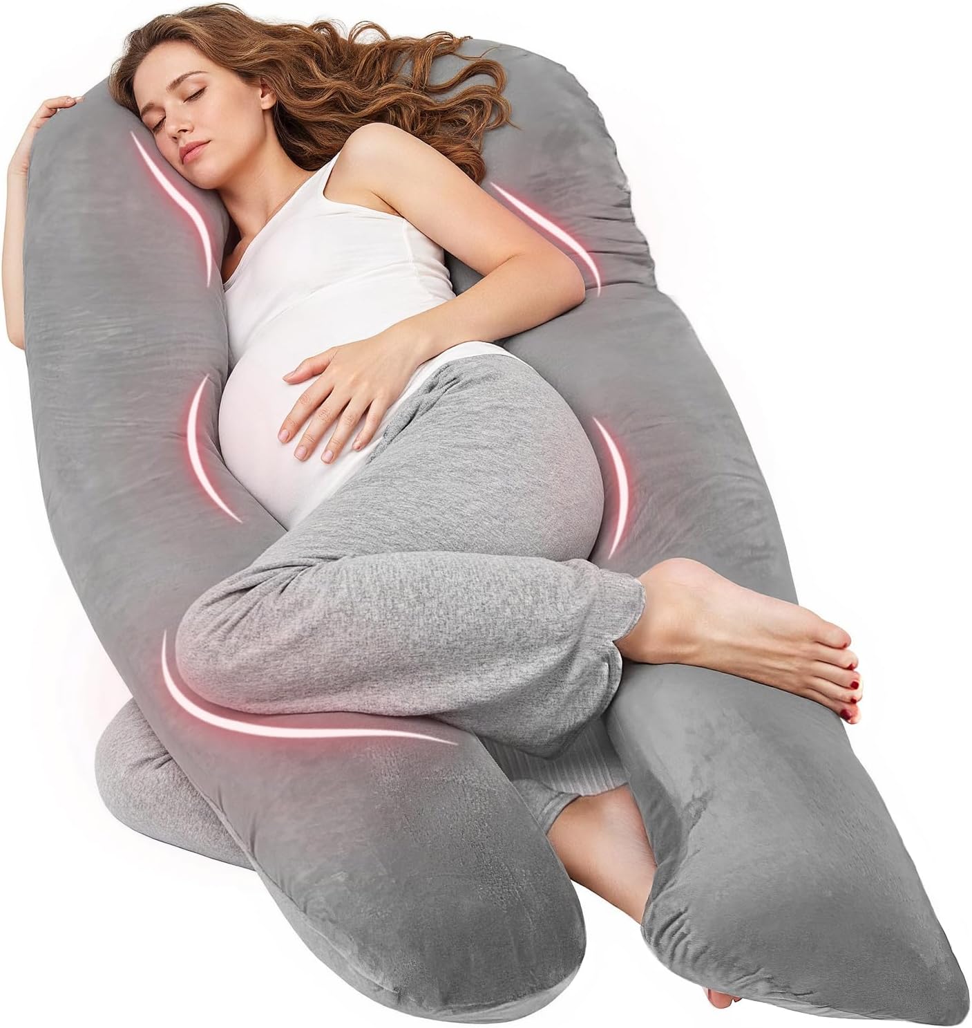 U-Shape Full Body Pregnancy Pillow
