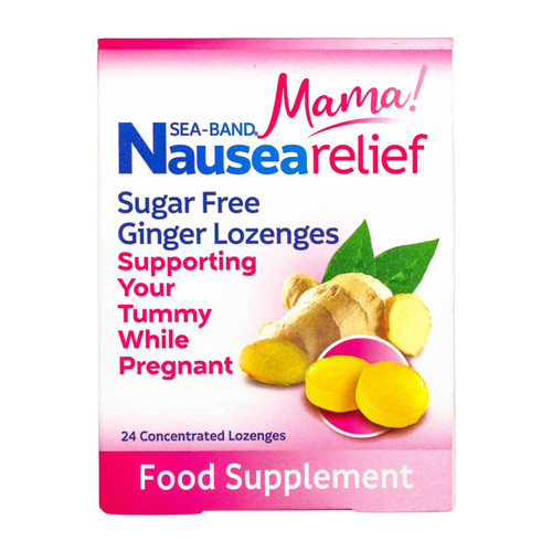 Sea-Band Mama Ginger Lozenges with Folic Acid